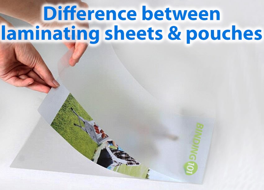 What is the difference between a laminating sheet and a laminating pouch?